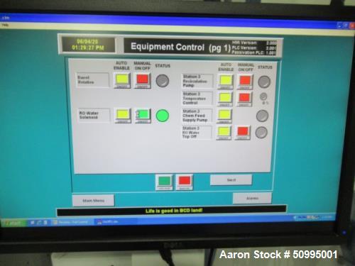 Used 30-Station Chemical Deburr/Polishing Line
