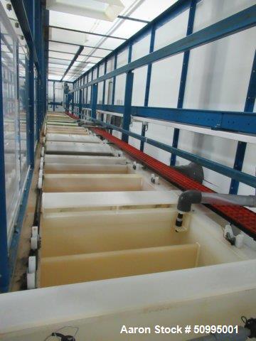 Used 30-Station Chemical Deburr/Polishing Line