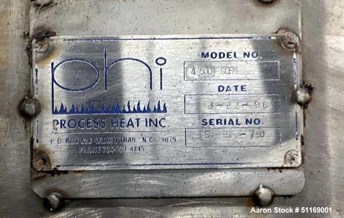 Unused- Process Heat Inc. (PHI) Thermal Direct Fire Oxidizer