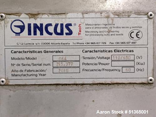 Used-Incus 4,000 lb/hr Quinoa Wash and Drying Process Line