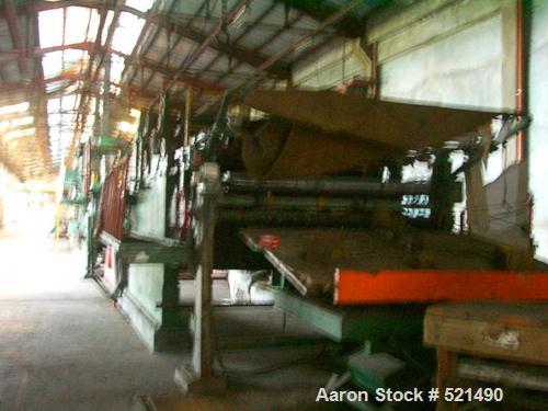 USED: Paper board plant, 50 tons/day (24 hours). Product width 70"(1778mm). Raw material: scrap paper. Final product: paper board for folders and boxes. Built 1994. Major items include feed conveyors...