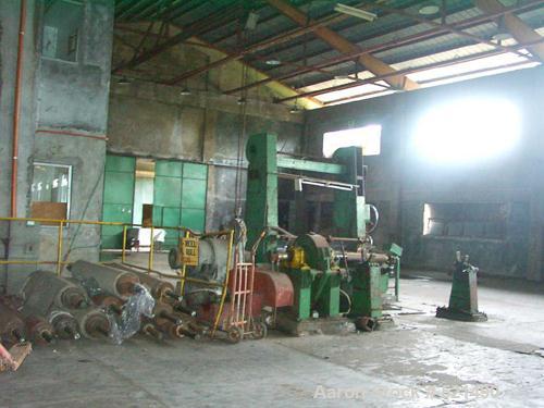 USED: Paper board plant, 50 tons/day (24 hours). Product width 70"(1778mm). Raw material: scrap paper. Final product: paper board for folders and boxes. Built 1994. Major items include feed conveyors...