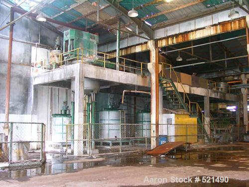 USED: Paper board plant, 50 tons/day (24 hours). Product width 70"(1778mm). Raw material: scrap paper. Final product: paper board for folders and boxes. Built 1994. Major items include feed conveyors...