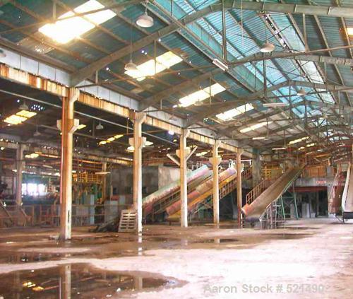 USED: Paper board plant, 50 tons/day (24 hours). Product width 70"(1778mm). Raw material: scrap paper. Final product: paper board for folders and boxes. Built 1994. Major items include feed conveyors...