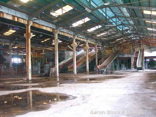 USED: Paper board plant, 50 tons/day (24 hours). Product width 70"(1778mm). Raw material: scrap paper. Final product: paper board for folders and boxes. Built 1994. Major items include feed conveyors...