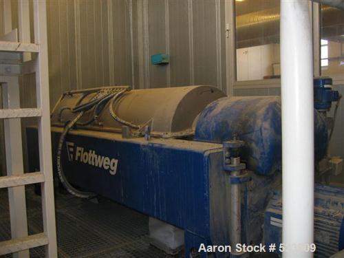 USED: Plastic recycling plant with an inlet capacity of 1760 lbs(800 kgs) and an extruded output capacity of 825 lbs (375 kgs) perhour, consisting of: (1) Skals Maskinfabrik type KT case emptyingdevi...