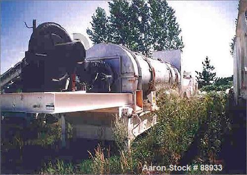 Used Mobile Soil Remediation System, designed to treat soil contaminated with jet fuel, gasoline, diesel fuel, heavy oils and similar non-chlorinated hydrocarbons. System consists of (1) 8' Grizzly f...