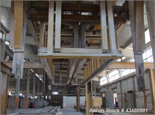 Used-AAC Block Production Plant, 100,000 m3/year capacity.  Includes the following equipment:  casting tower, vertical cutte...