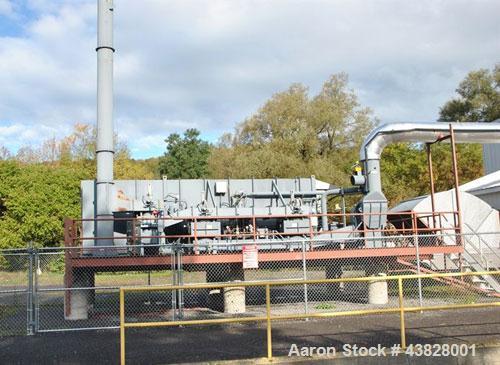 Used Adwest Technologies Retox 5.4 RTO95 Regenerative Thermal Oxidizer.  Dual chamber regenerative thermal oxidizer system, 5400 cfm with a 4:1 turn down ratio.  Manufactured 2009.  Less than 2000 ho...