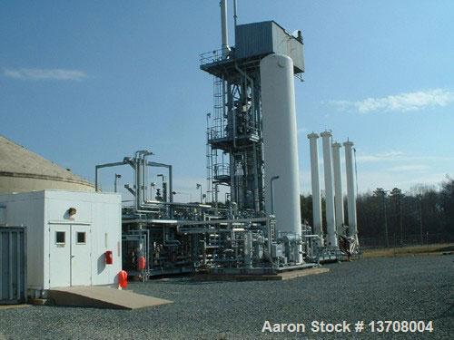 Used Air Products SMART SMR modular hydrogen plant rated 860Nm3/hour, steam methane reformer. Products: gaseous hydrogen, CycleSmart. Sulzer 2 stage NG feed compressor. Purification unit: PSA. 32,000...
