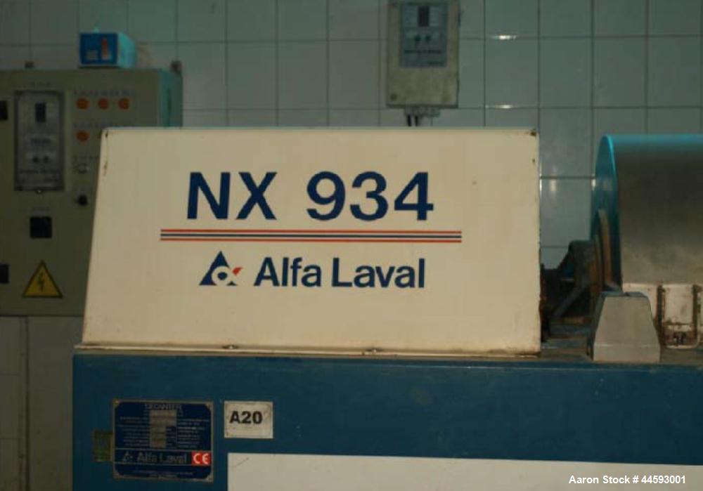 Used-Alfa Laval Complete Olive Oil Processing Line, Model NX934