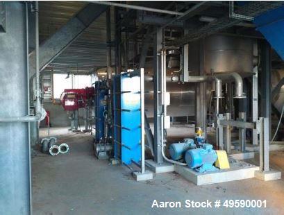 Used Andritz Austria Continuous Sludge Drying Plant. Unit with a capacity of 2200-11000 lbs/h.r (1000-5000 kg/hr.) of industrial and municipal waste water consisting of: (1) Andritz DDS50 continuous ...