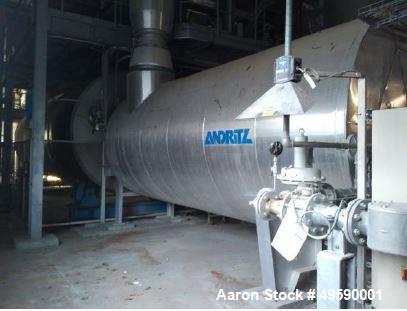 Used- Andritz Austria Continuous Sludge Drying Plant. Unit with a capacity of 2200-11000 lbs/h.r (1000-5000 kg/hr.) of indus...