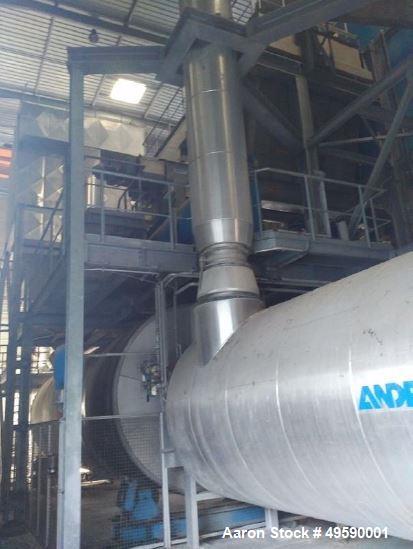 Used- Andritz Austria Continuous Sludge Drying Plant. Unit with a capacity of 2200-11000 lbs/h.r (1000-5000 kg/hr.) of indus...