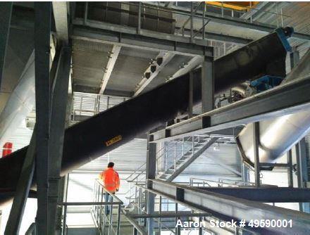 Used- Andritz Austria Continuous Sludge Drying Plant. Unit with a capacity of 2200-11000 lbs/h.r (1000-5000 kg/hr.) of indus...