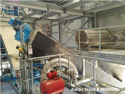 Used- Andritz Austria Continuous Sludge Drying Plant. Unit with a capacity of 2200-11000 lbs/h.r (1000-5000 kg/hr.) of indus...