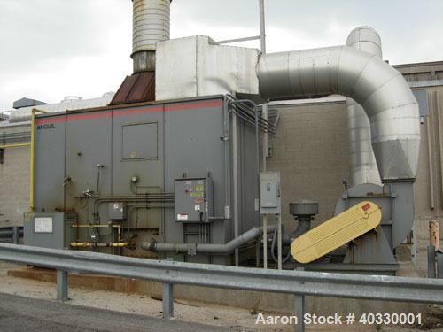 Used Anguil catalytic oxidizer, model 100. Built in 1999. 75 hp blower motor.