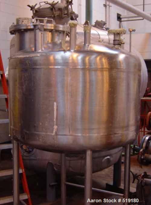 USED: Biologic Manufacturing sterile fill CGMP plant. Including50,000 liter production fermenter, tanks, kettles, homogenize...