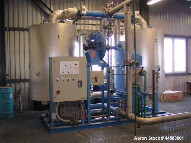 Used Complete Solid State Polycondensation Plant (SSP), produced bottle grade PET resin.  Manufactured by Buhler AG and comprised of (1) SSP 45 line with a capacity of 60 mt/day, built 1995.  (1) SSP...