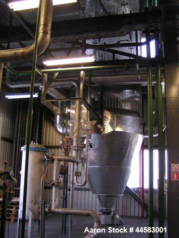 Used Complete Solid State Polycondensation Plant (SSP), produced bottle grade PET resin.  Manufactured by Buhler AG and comprised of (1) SSP 45 line with a capacity of 60 mt/day, built 1995.  (1) SSP...
