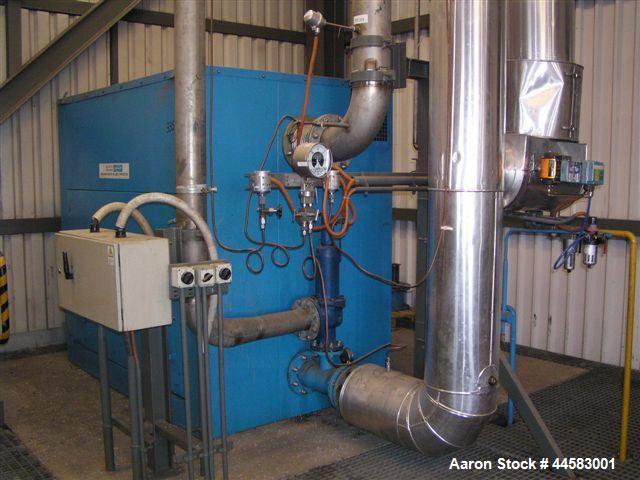Used Complete Solid State Polycondensation Plant (SSP), produced bottle grade PET resin.  Manufactured by Buhler AG and comprised of (1) SSP 45 line with a capacity of 60 mt/day, built 1995.  (1) SSP...