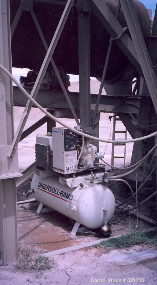 USED: Cedar Rapids 3000 lb batch asphalt plant, complete with 3 bin cold feed, scalping screen, conveyors, wet scrub dust control, computer controls, computerized weigh system and printout, Genco bur...
