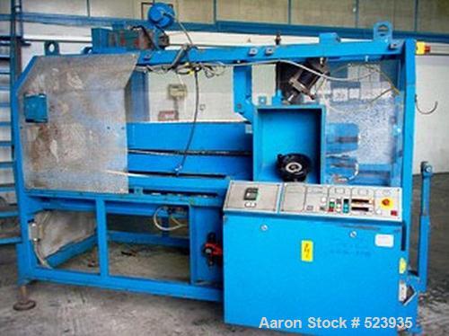 USED: Cincinnati plastic pipe extrusion line for UPVC/CPVC pipes consisting of: (1) Cincinnati CMT45 twin extruder, 1.77" (4...