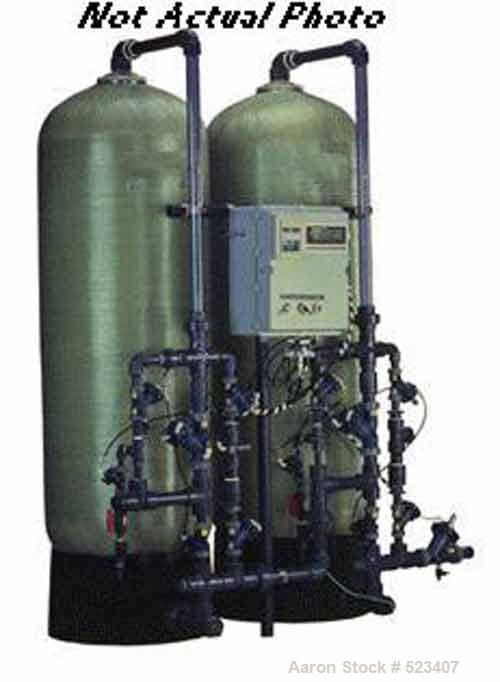 USED: Culligan automatic deionizer, Pro Series model PW-20. Design flow rate of 4 gpm. Peak flow rate is 20 gpm. 23 psi pressure drop.Two bed system consisting of a Cation bed and an Anion bed. All p...