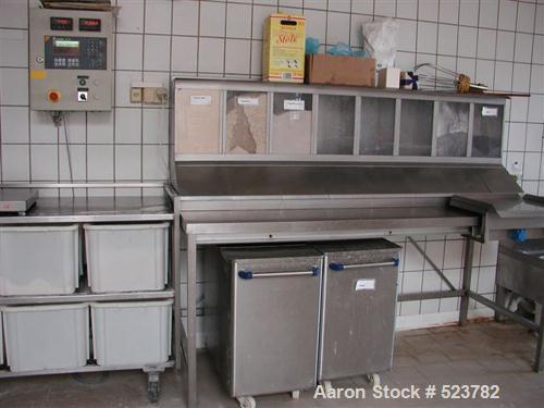 USED: Complete bakery plant, output up to 25 bakery shops. Various equipment manufacturers like Kemper, Affeldt, Werner Pfleiderer, Mannesmann and others; (7) Kneters, (5) Werner Pfleiderer ovens, tr...