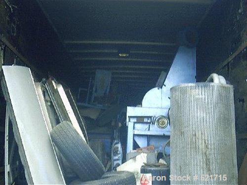 USED: Emperor cellulose insulation processing system including  grinder/blender/bagger. System grinds old paper into cellulose insulation. Includes dual bagger operation which handles 100 bags/ hour,...