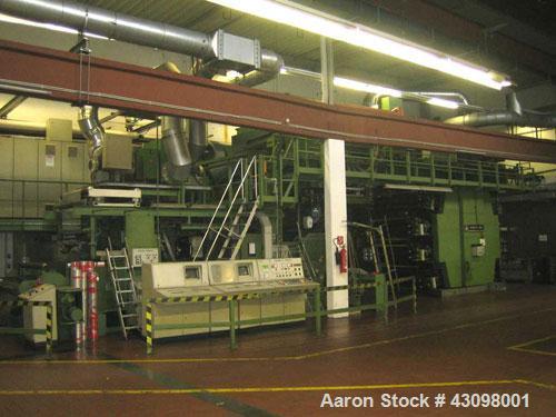 Used-Complete Printing Plant. Fischer & Krecke printing machine, capacity 980 feet/minute, maximum printing width 50" (1650 ...