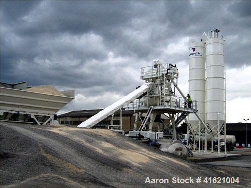 Unused- Frumecar CP3302 Cowete Concrete Plant, capacity 3531 cubic feet/hour (100 m3/h), 106 cubic feet (3 m3) per batch, comprised of: (4) 353 cubic feet (10 m3) hoppers totaling 1412 cubic feet (40...