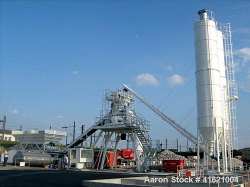 Unused- Frumecar CP3302 Cowete Concrete Plant, capacity 3531 cubic feet/hour (100 m3/h), 106 cubic feet (3 m3) per batch, comprised of: (4) 353 cubic feet (10 m3) hoppers totaling 1412 cubic feet (40...