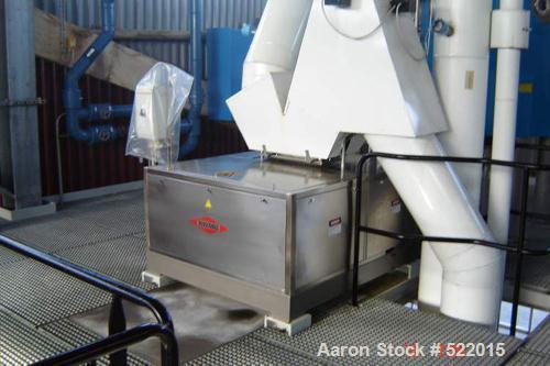 USED: Gea-Niro closed cycle fluid bed spray drying/granulation plant, type SF-6.3-CC. 221 cu ft (6.3m3/6300 liter) 5000 MT capacity per year. Material of construction is 316/316L 7316Ti. (1.4436/1.44...