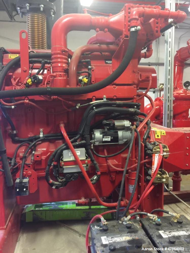 Used- Clarke Stationary Fire Pump Service Station