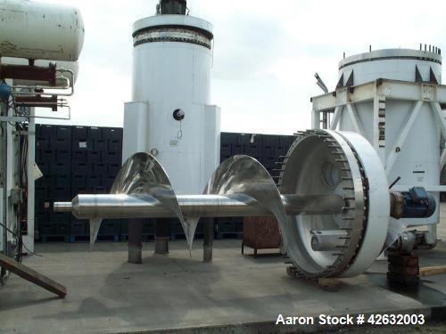 Used GEA Grenco M0099 Freeze Concentration System. Consists of: (3) Off Recrystalliser Tanks, approximately 2,378 gallons (9,000 liter, gross cap.), 316 Stainless Steel, includes (3) KATT Motor, Type...