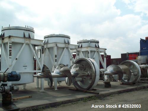 Used- GEA Grenco M0099 Freeze Concentration System. Consists of: (3) Off Recrystalliser Tanks, approximately 2,378 gallons (...