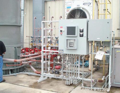 Unused-UNUSED: MRW thermal oxidizer. 4' diameter x 35' overall height, vertical, cylindrical and self-supported combustor, A-36 material firebox welded to AWS standards. Stack is lined with (2) 1" la...