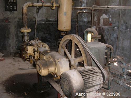 USED: Mazzoni, Weber & Scylender soap production line. Includesstainless steel soap pump; drying unit (2 cyclones, vacuum pump,3 paromatric condenser units for water and vapor from boiler) produces 7...