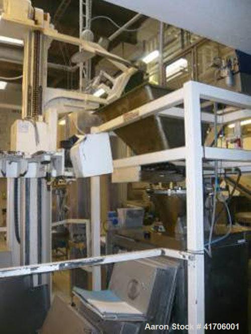 Used Mecatherm Complete Baguette Plant. Bowl filter, pre-portioner, divider, pre-proofer, final proofer, seeder/sprinkler system, cutting station, oven, pre-cooling, freezer -40 deg C (-40 deg F), pu...