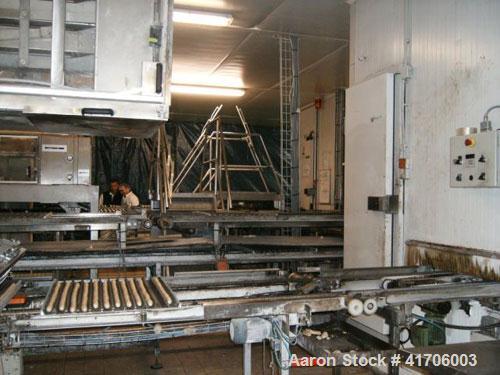 Used-Mecatherm Baguette Plant, built in 1992/2005/2007, comprised of (1) Mecatherm divider, type WG 140020/41, with a capaci...