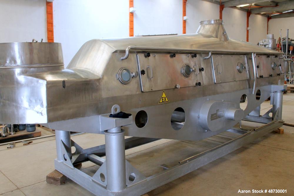 Used Niro Milk Powder Production Facility. Includes: (3) Niro fluid bed dryers. (2) Niro f 60 Atomizers, 45 kW. Feed air ventilator, 55 kW. Exhaust air ventilator, 90 kW. Brunner dehumidifier unit. (...