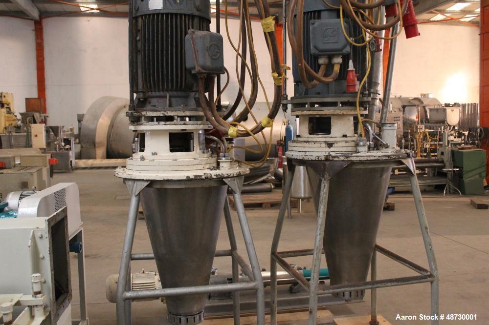 Used Niro Milk Powder Production Facility. Includes: (3) Niro fluid bed dryers. (2) Niro f 60 Atomizers, 45 kW. Feed air ventilator, 55 kW. Exhaust air ventilator, 90 kW. Brunner dehumidifier unit. (...