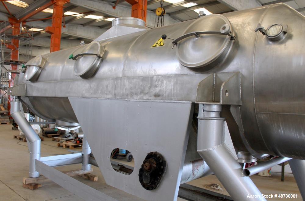 Used- Niro Milk Powder Production Facility. Includes: (3) Niro fluid bed dryers. (2) Niro f 60 Atomizers, 45 kW. Feed air ve...