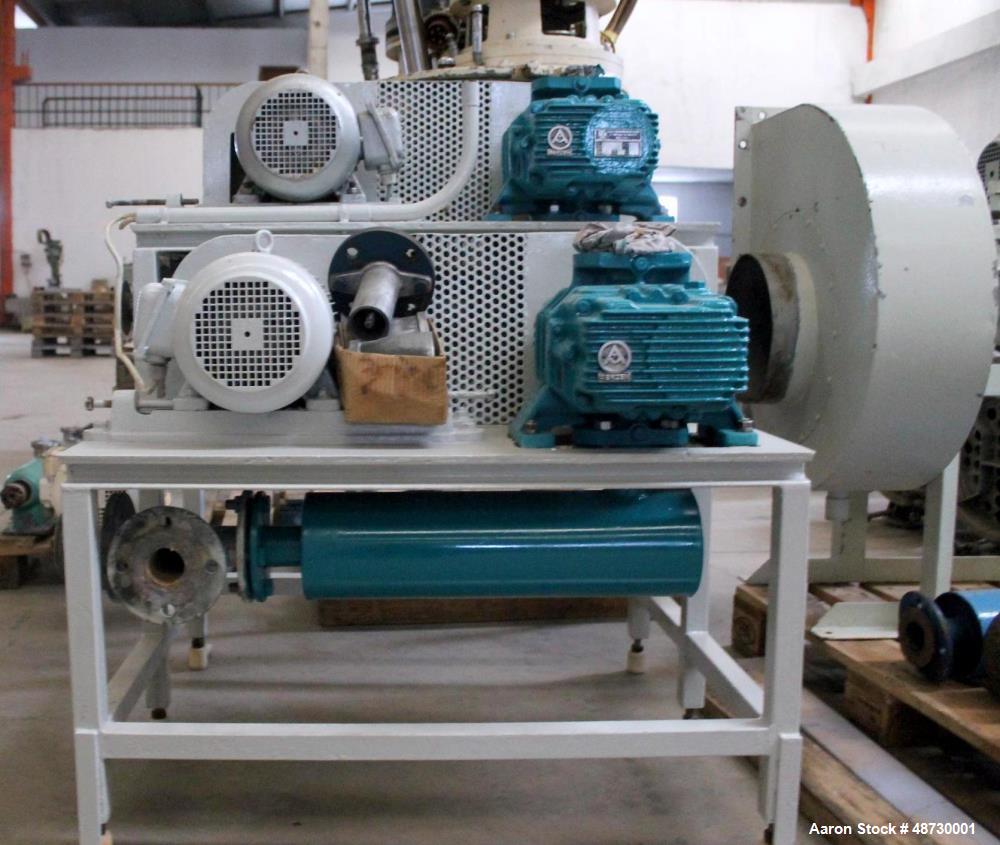 Used Niro Milk Powder Production Facility. Includes: (3) Niro fluid bed dryers. (2) Niro f 60 Atomizers, 45 kW. Feed air ventilator, 55 kW. Exhaust air ventilator, 90 kW. Brunner dehumidifier unit. (...