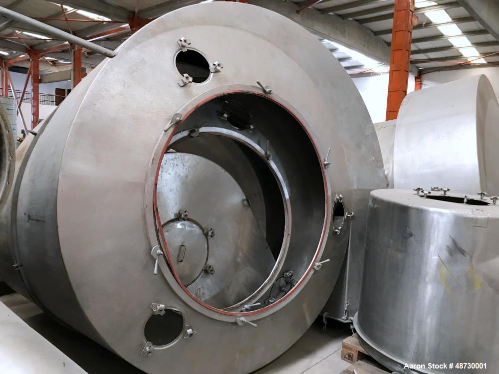 Used Niro Milk Powder Production Facility. Includes: (3) Niro fluid bed dryers. (2) Niro f 60 Atomizers, 45 kW. Feed air ventilator, 55 kW. Exhaust air ventilator, 90 kW. Brunner dehumidifier unit. (...