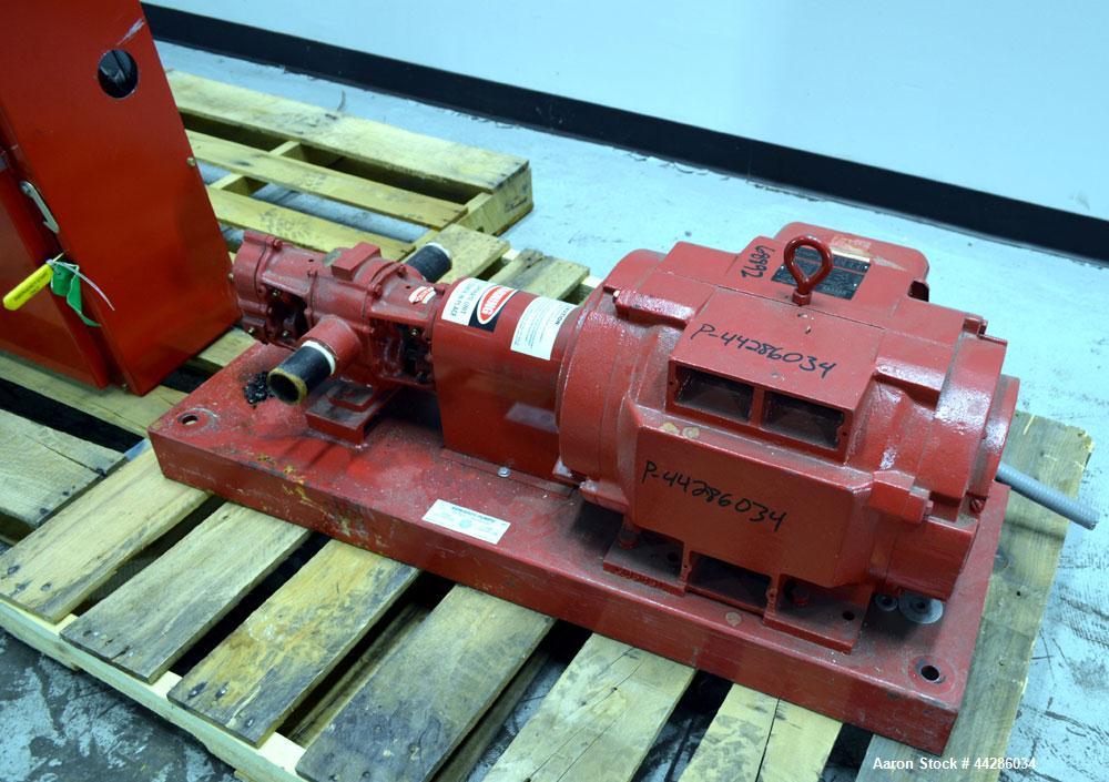 Used Ansul Foam Fire Suppression System Consisting Of: (1) Joslyn Clark Ansul Wall Mounted Fire Suppression System Foam Pump Controller, Model C6A1244F11, serial#240016. Maximum Water Pressure 300 ps...