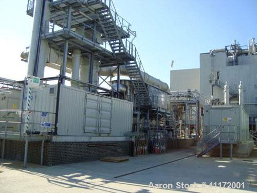 Used Durr Type Ecopure RTO Thermal Oxidization Unit. Flow rate approximately 5800 to 15000 m3/hour. Burner capacity 526 kw with combustion chamber temperature of 920 deg C, inlet temperature of 20 de...