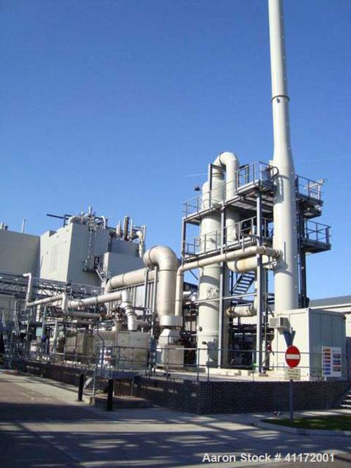 Used Durr Type Ecopure RTO Thermal Oxidization Unit. Flow rate approximately 5800 to 15000 m3/hour. Burner capacity 526 kw with combustion chamber temperature of 920 deg C, inlet temperature of 20 de...