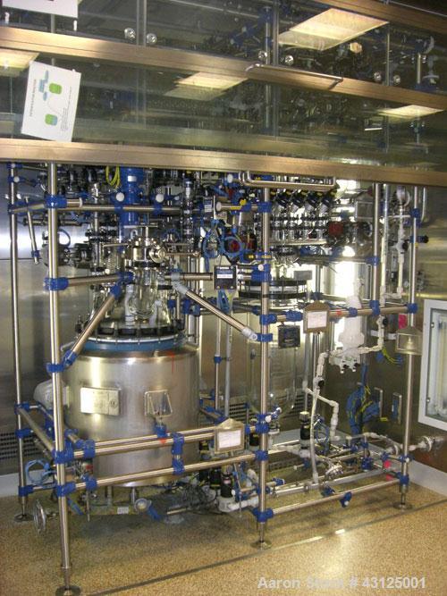 Used Pharmaceutical Kilo Production Facility consisting of:  Reactor Trains (3 OFF) - Used QVF Dedietrich approximately 80 liter capacity reactor trains which include Dedietrich 80 liter glass lined ...